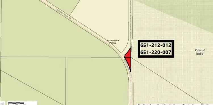 Land For Sale in Indio, California