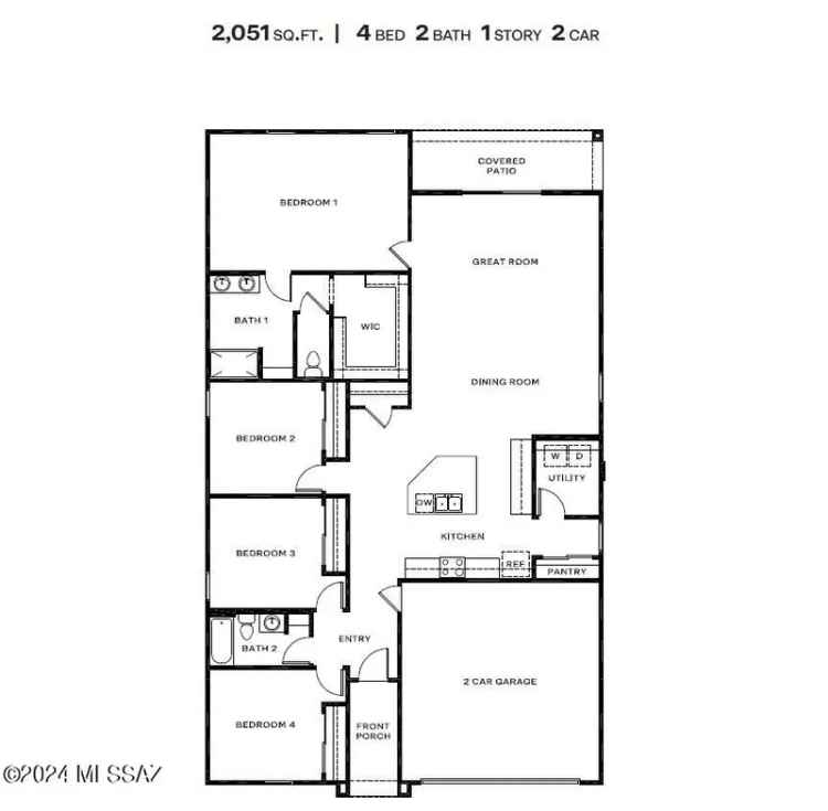 Single-family house For Sale in Marana, Arizona