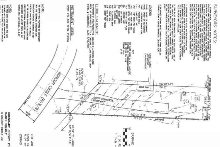 Land For Sale in 21, Honour Circle Northwest, Atlanta, Georgia