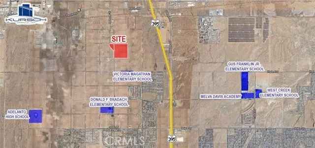 Land For Sale in Adelanto, California