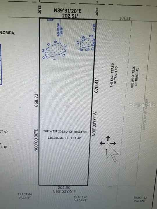 Land For Sale in Wedgefield, Florida