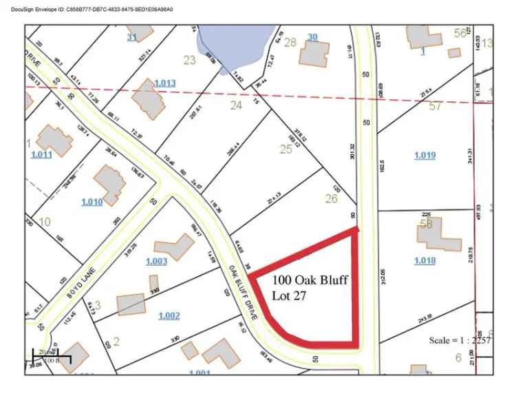 Land For Sale in 100, Oak Bluff Drive, Enterprise, Alabama