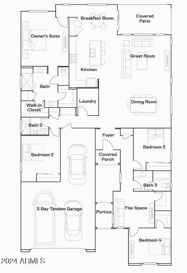 Single-family house For Sale in 3332, South 176th Drive, Goodyear, Arizona