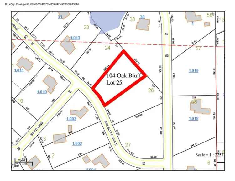 Land For Sale in 104, Oak Bluff Drive, Enterprise, Alabama