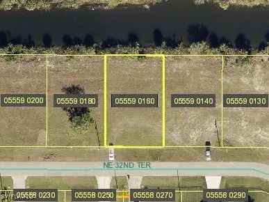 Land For Sale in 1121, Northeast 32nd Terrace, Cape Coral, Florida