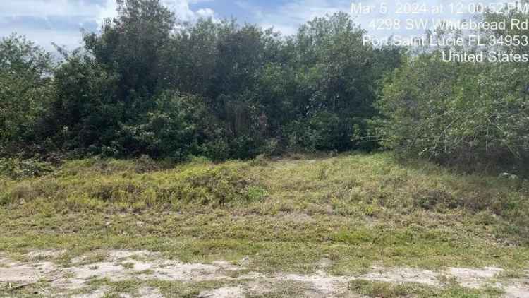 Land For Sale in 4293, Southwest Whitebread Road, Port Saint Lucie, Florida