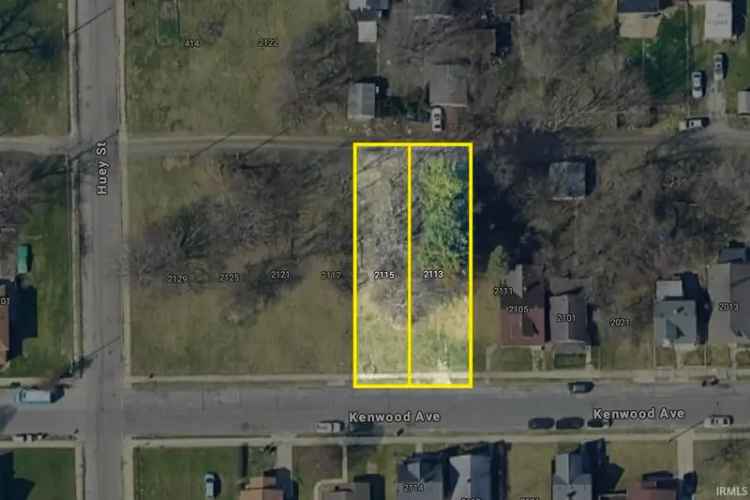 Land For Sale in 2113, Kenwood Avenue, South Bend, Indiana