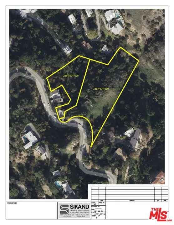 Land For Sale in 3230, Coldwater Canyon Avenue, Los Angeles, California