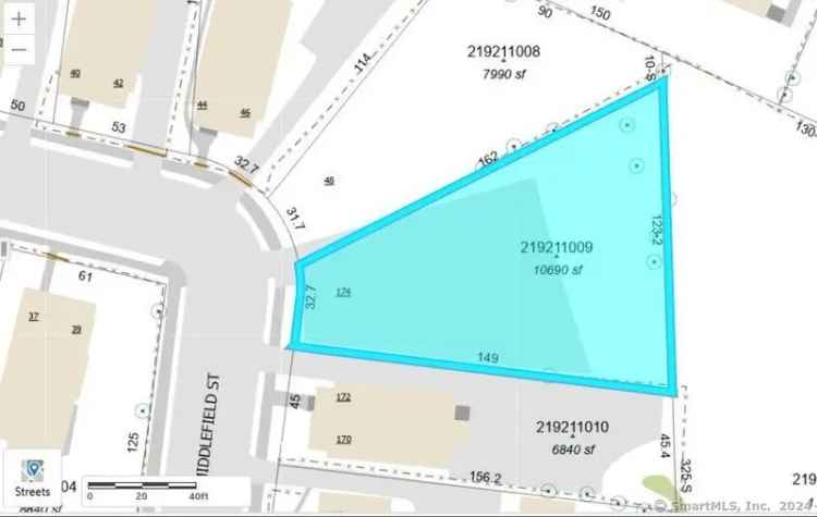 Land For Sale in 174, Middlefield Street, Hartford, Connecticut