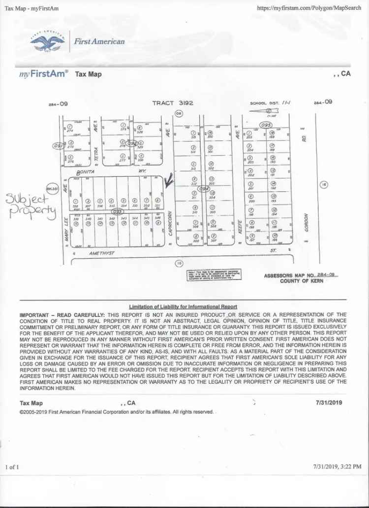 Land For Sale in California City, California