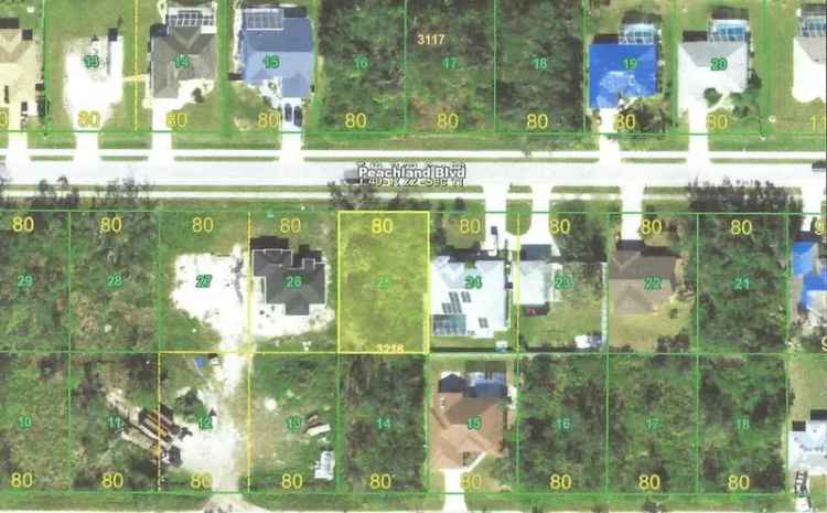 Land For Sale in 22483, Peachland Boulevard, Port Charlotte, Florida