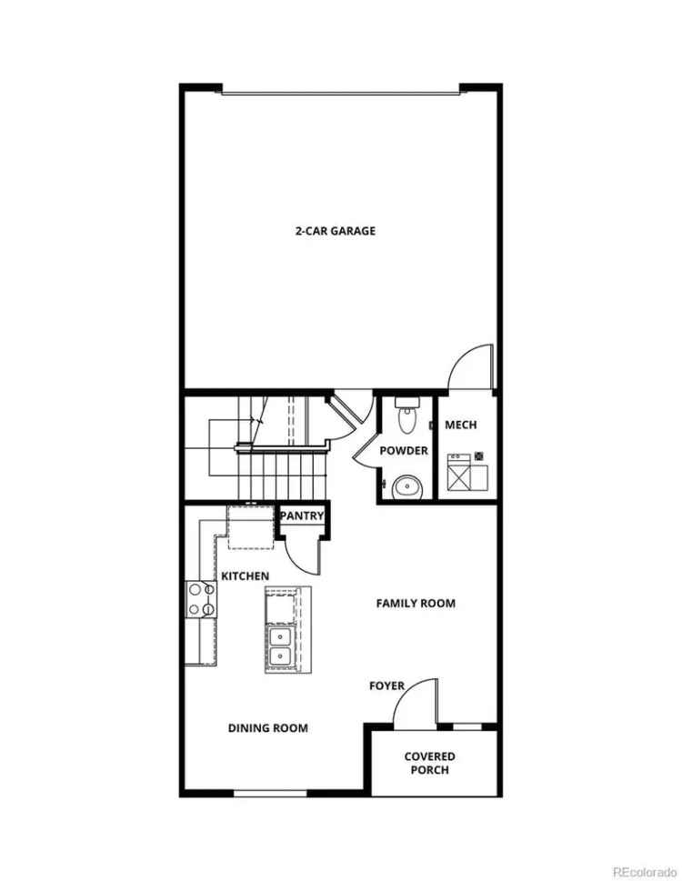 Vail Plan 3-Bedroom Townhome with Chef's Kitchen and Master Suite