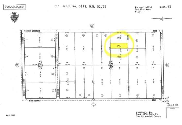 Land For Sale in Joshua Tree, California