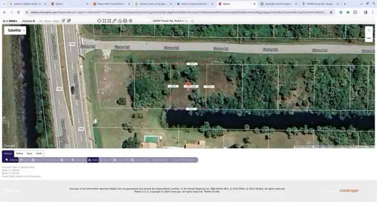 Land For Sale in 26009, Flower Road, Punta Gorda, Florida