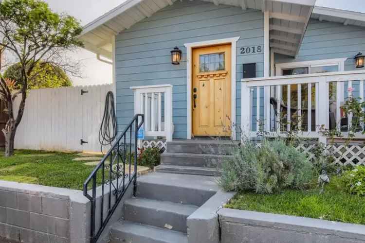 Single-family house For Sale in 2018, 32nd Street, San Diego, California