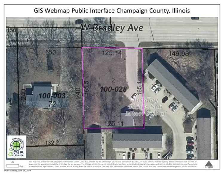 Land For Sale in 2501, West Bradley Avenue, Champaign, Illinois