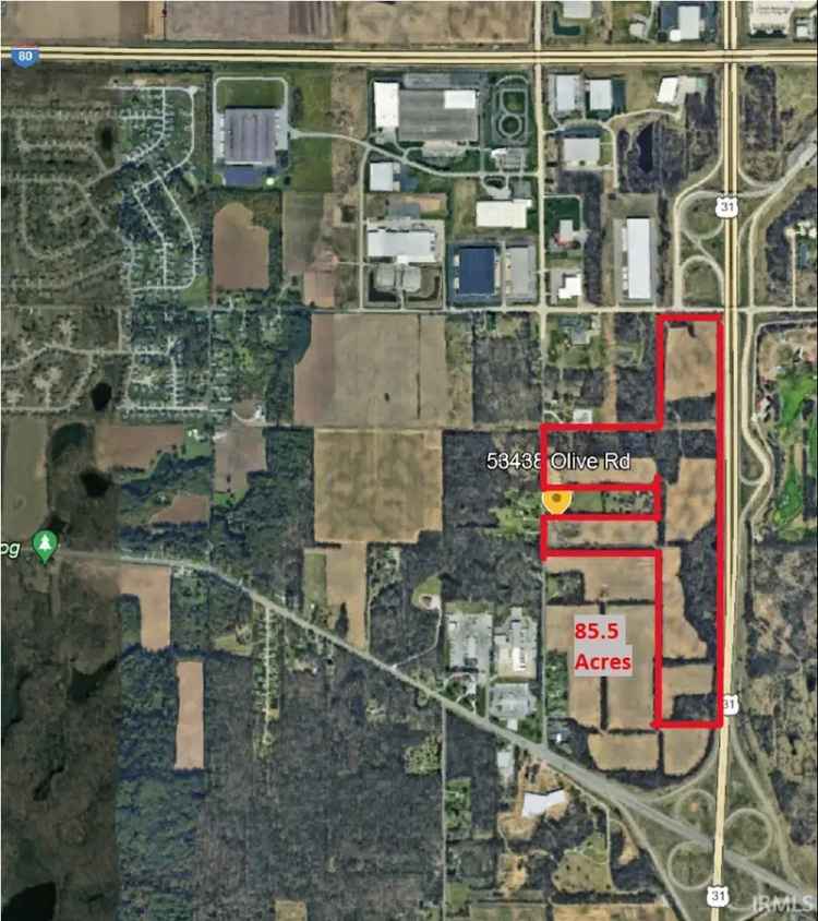 Land For Sale in 53438, Olive Road, South Bend, Indiana