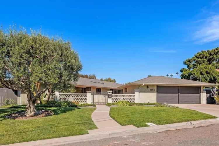 Single-family house For Sale in 6561, Avenida Wilfredo, San Diego, California