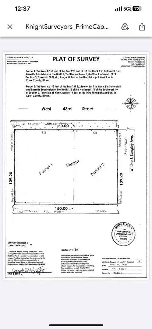 Land For Sale in Chicago, Illinois