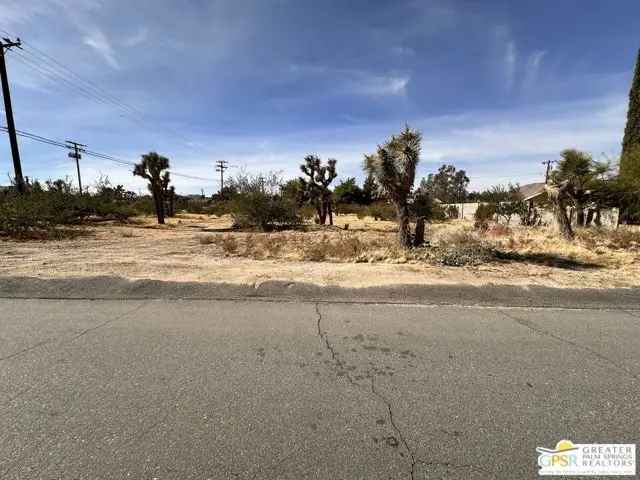 Land For Sale in Yucca Valley, California