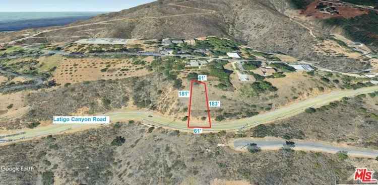 Land For Sale in 4300, Latigo Canyon Road, Unincorporated Santa Monica Mountains, California