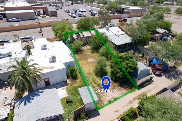 Land For Sale in 522, West 17th Street, Tucson, Arizona