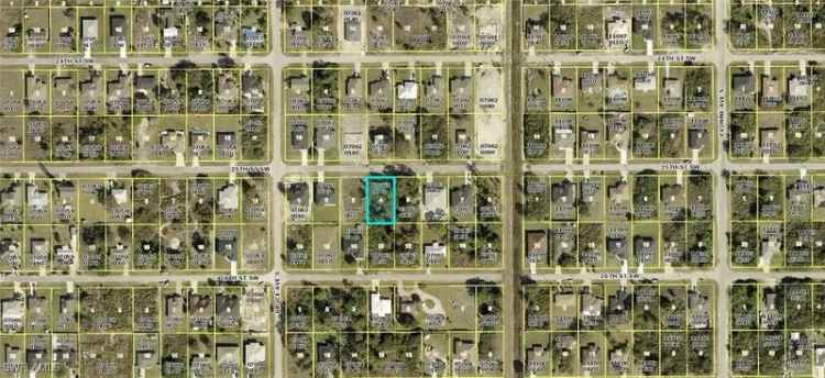 Land For Sale in 3909, 25th Street Southwest, Florida