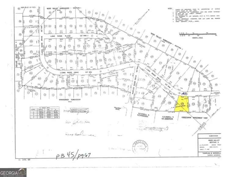 Land For Sale in 1971, Long Ridge Drive, Macon, Georgia