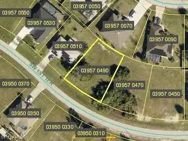 Land For Sale in 2529, Southwest 1st Terrace, Cape Coral, Florida