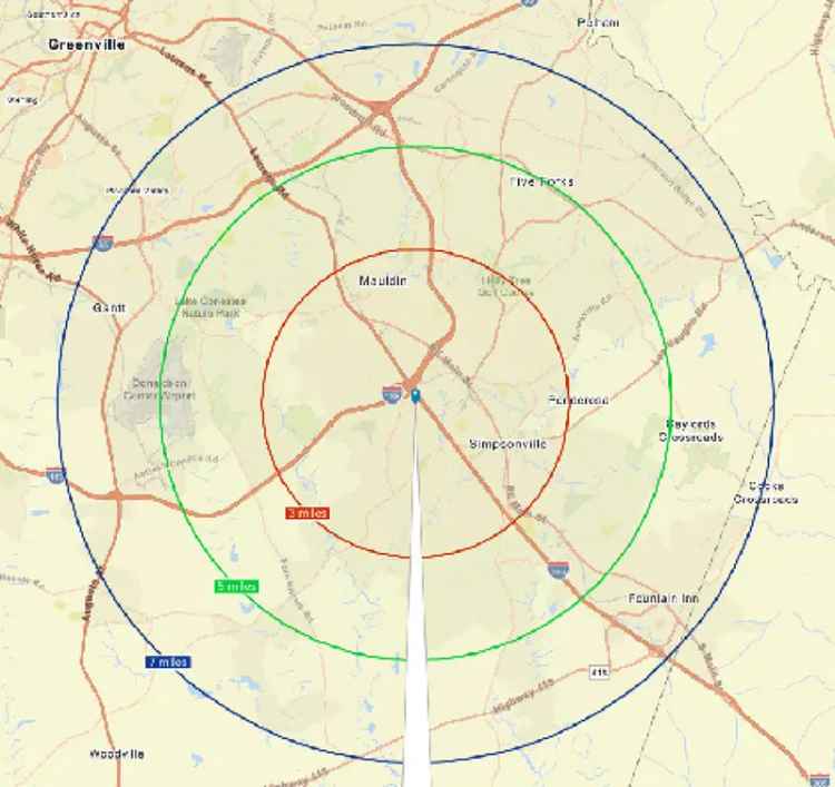 Land For Sale in Simpsonville, South Carolina