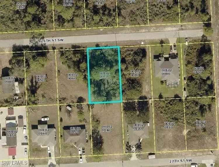 Land For Sale in 3207, 26th Street Southwest, Lehigh Acres, Florida