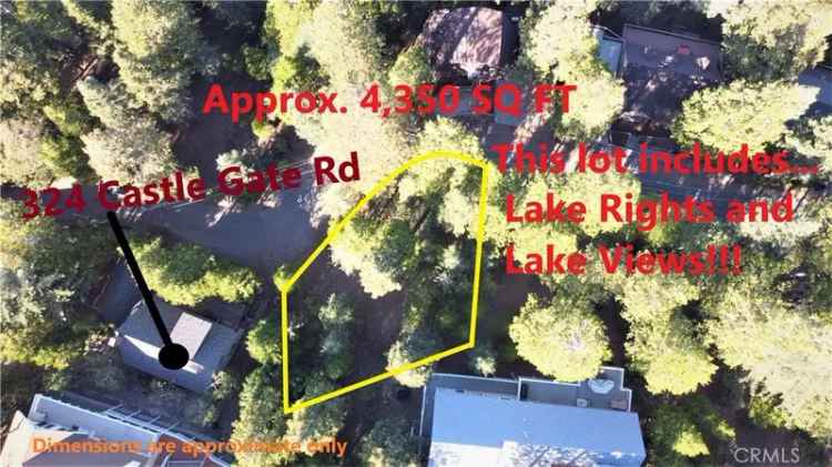 Land For Sale in 330, Castle Gate Road, Lake Arrowhead, California