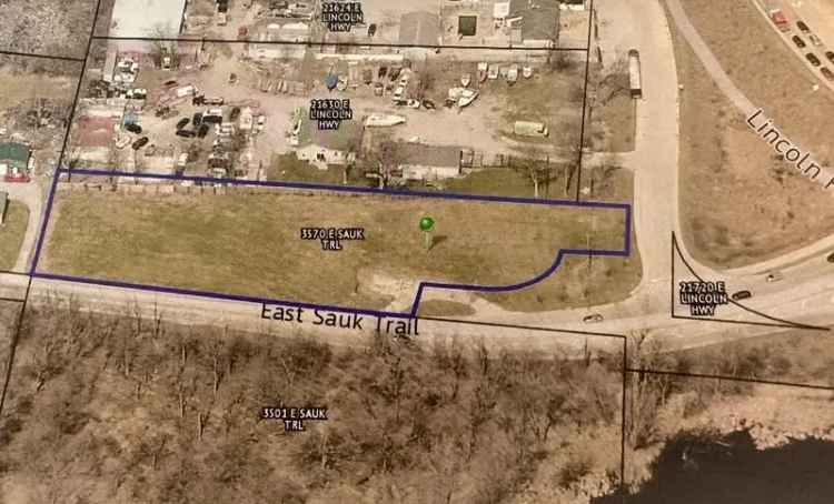 Land For Sale in 3570, East Sauk Trail, Lynwood, Illinois