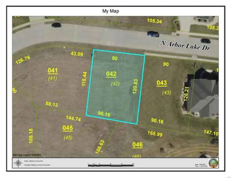 Land For Sale in 3718, North Arbor Lake Drive, Edwardsville, Illinois