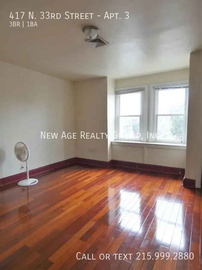 3 Bedroom 1 Bath Apartment Near Drexel University