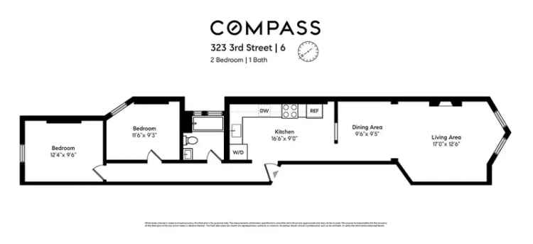 Park Slope 2-Bedroom Rent Stabilized Apartment Near Prospect Park