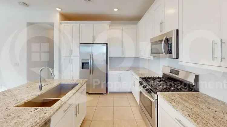 4 Bed 3 Bath Townhouse for Rent in Gated Community