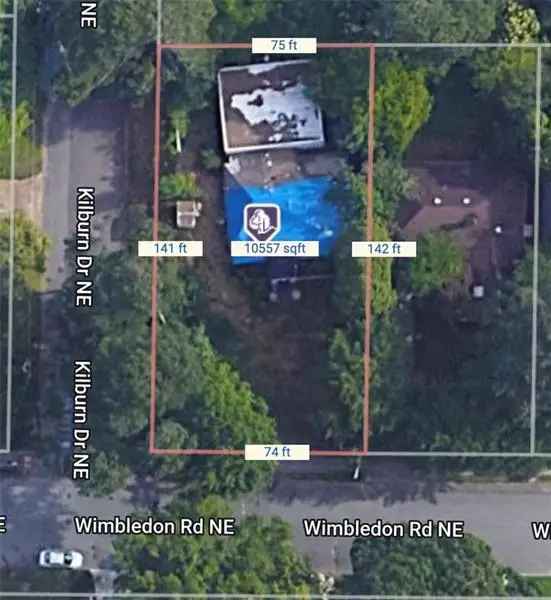 Land For Sale in 460, Wimbledon Road Northeast, Atlanta, Georgia