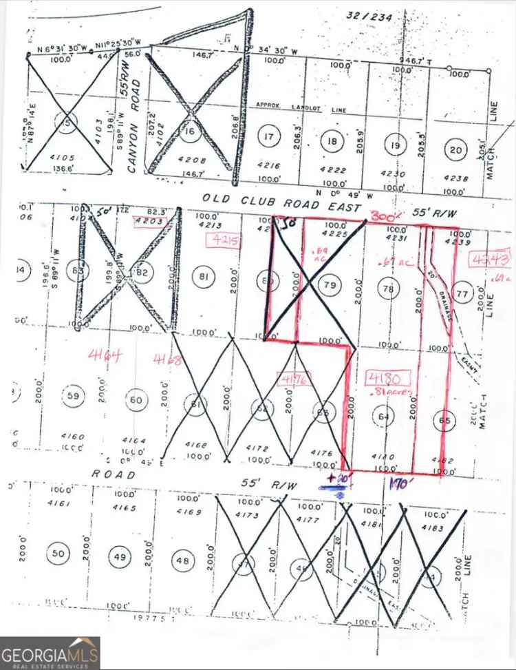 Land For Sale in 4225, Old Club Road East, Macon, Georgia