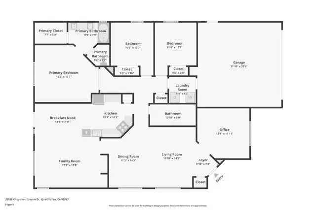 Single-family house For Sale in Menifee, California