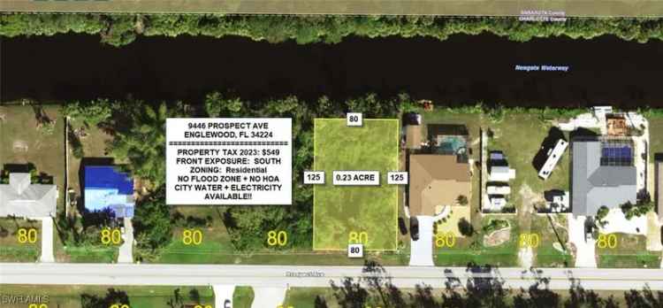 Land For Sale in 9446, Prospect Avenue, Englewood, Florida