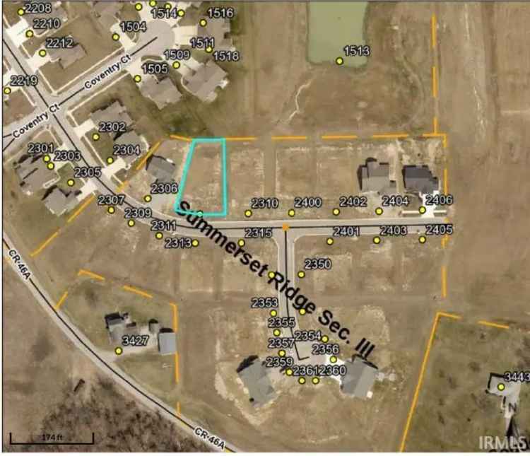 Land For Sale in 2308, Chandler Way, Auburn, Indiana