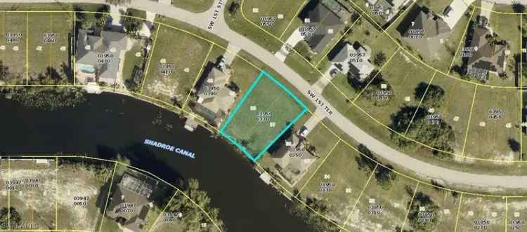 Land For Sale in 2610, Southwest 1st Terrace, Cape Coral, Florida