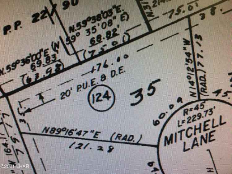 Land For Sale in 3493, Mitchell Lane, Lake Havasu City, Arizona