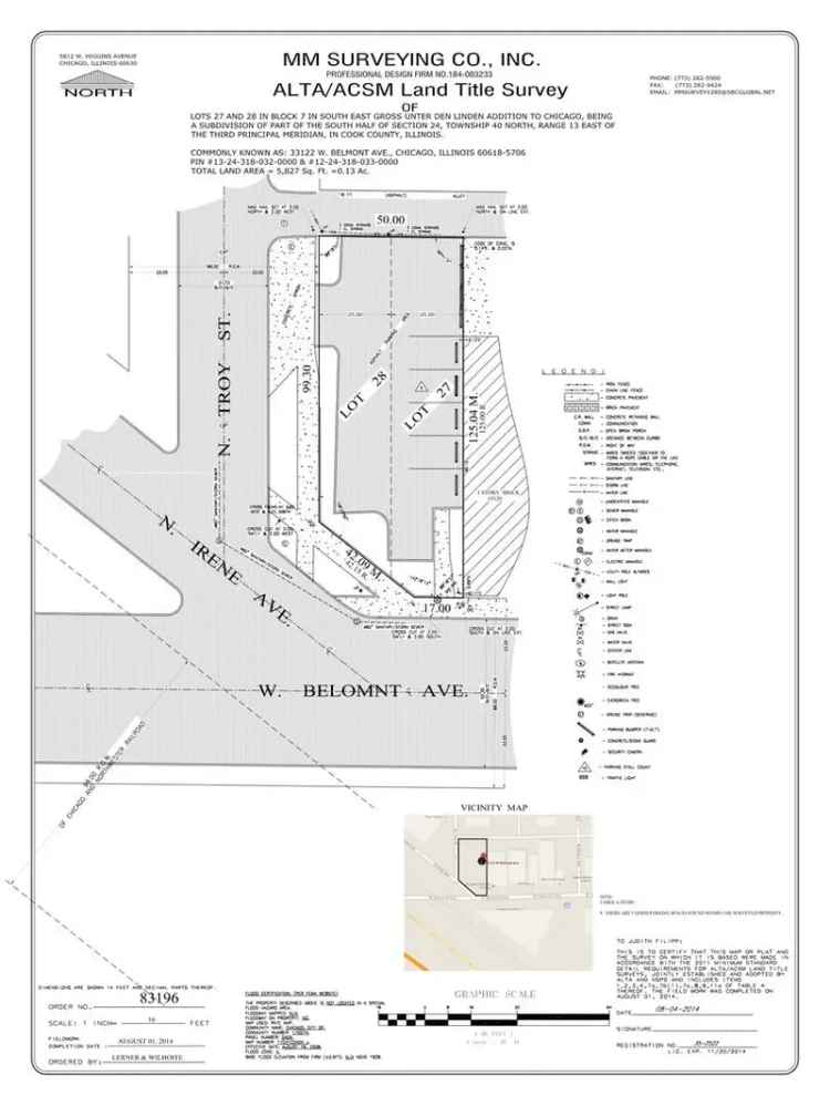 Land For Sale in 3122, West Belmont Avenue, Chicago, Illinois