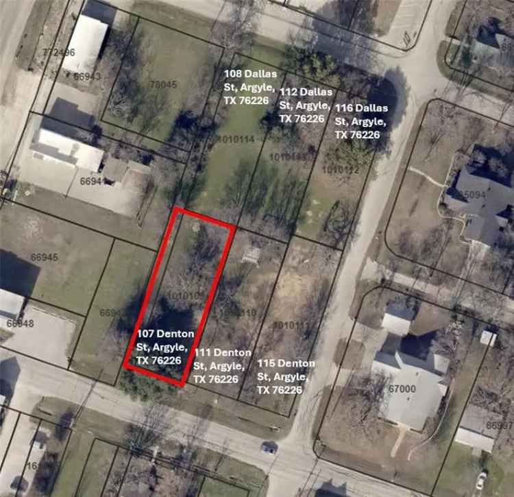 Land For Sale in 107, East Denton Street, Palmer, Texas