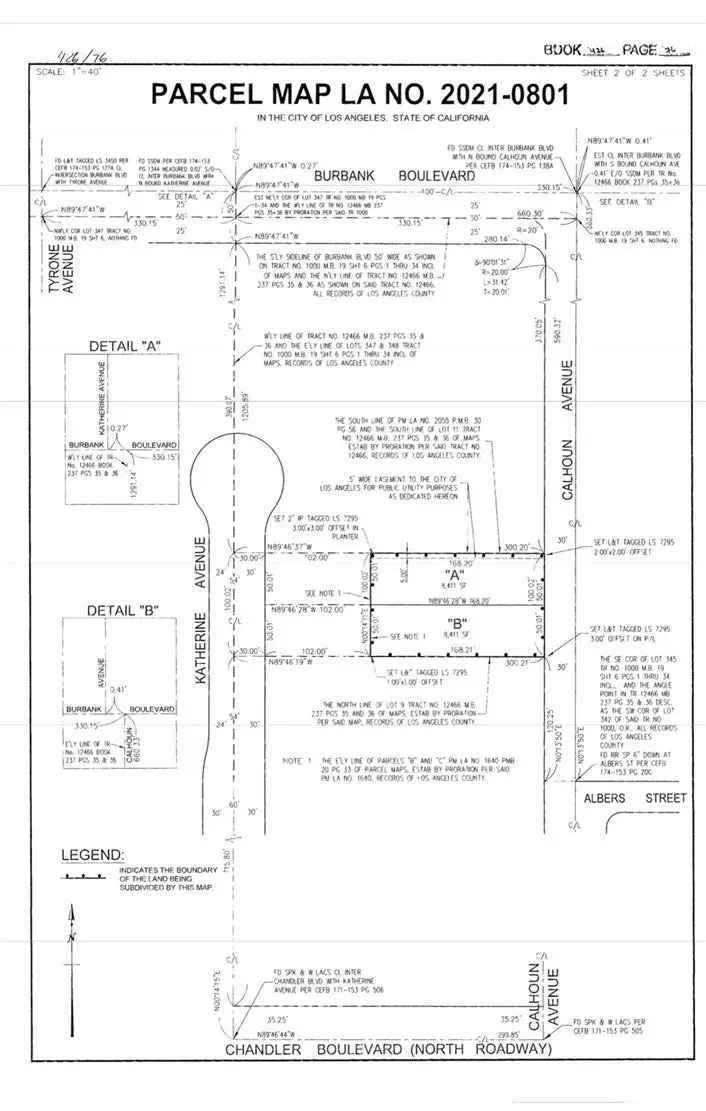 Single-family house For Sale in 5515, Calhoun Avenue, Los Angeles, California