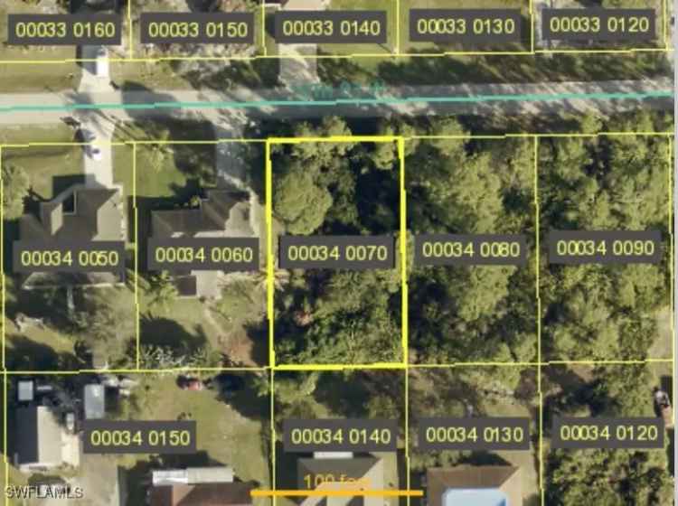 Land For Sale in 3307, 18th Street West, Lehigh Acres, Florida