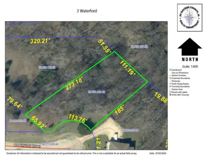 Land For Sale in 3, Waterford Drive, Guilford Township, Illinois