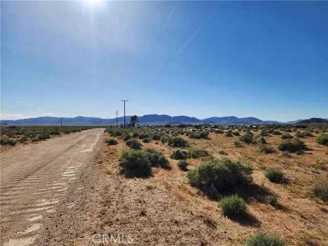 Land For Sale in Lucerne Valley, California